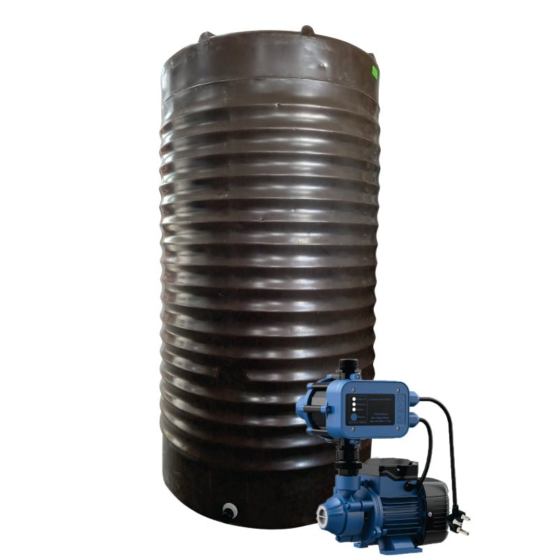 1200l Slim tank and 0.37kw Peripheral Econo Booster pump Combo