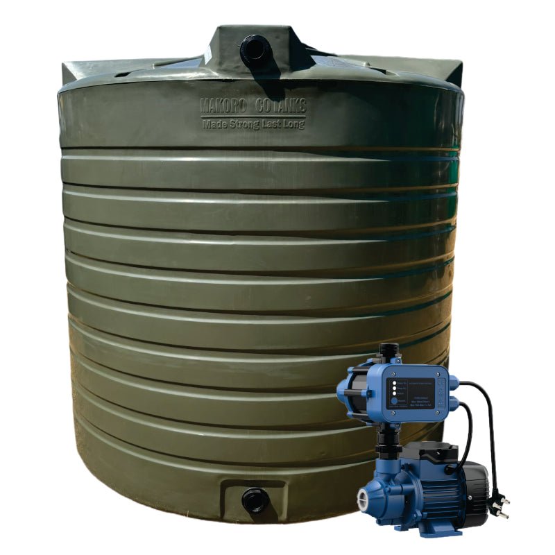 5000l Water tank and 0.37kw Peripheral Econo Booster pump Combo