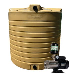 10 000l Water tank and 1.5 kw Intelli VSD Booster pump