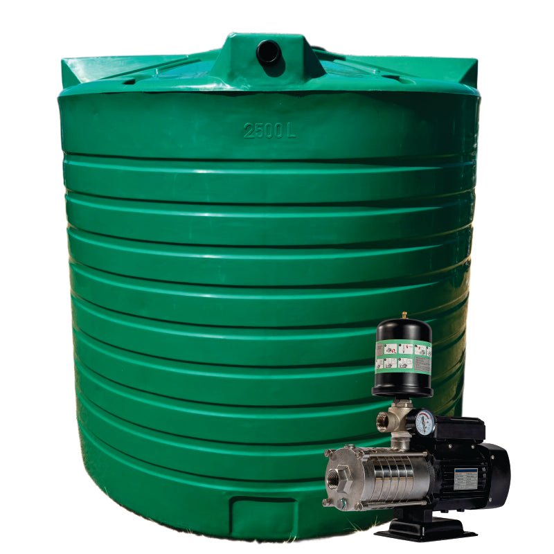 5000l Water tank and 0.75kw Intelli VSD Booster pump