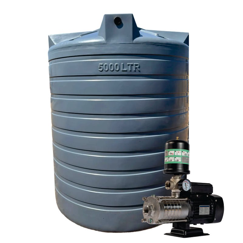 10 000l Water tank and 1.5 kw Intelli VSD Booster pump