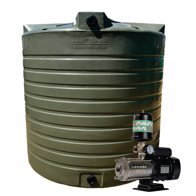 10 000l Water tank and 1.5 kw Intelli VSD Booster pump