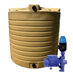 10 000l Water tank and 0.55kw Monoblock Water Pump &Controller