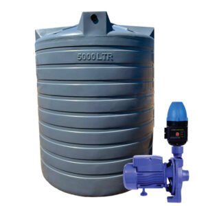 10 000l Water tank and 1.1kw Monoblock Water Pump & Controller