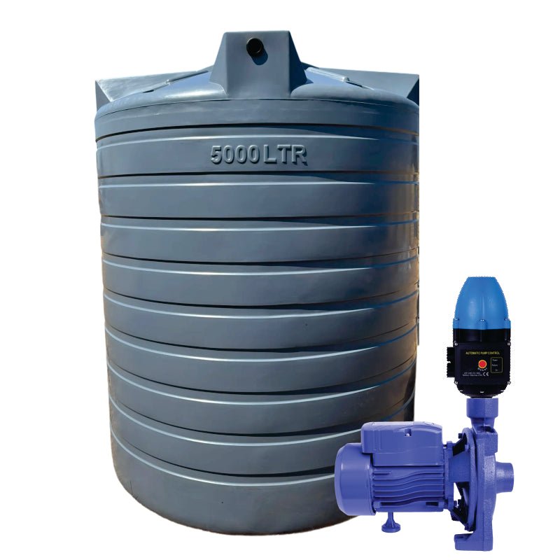 10 000l Water tank and 1.1kw Monoblock Water Pump & Controller