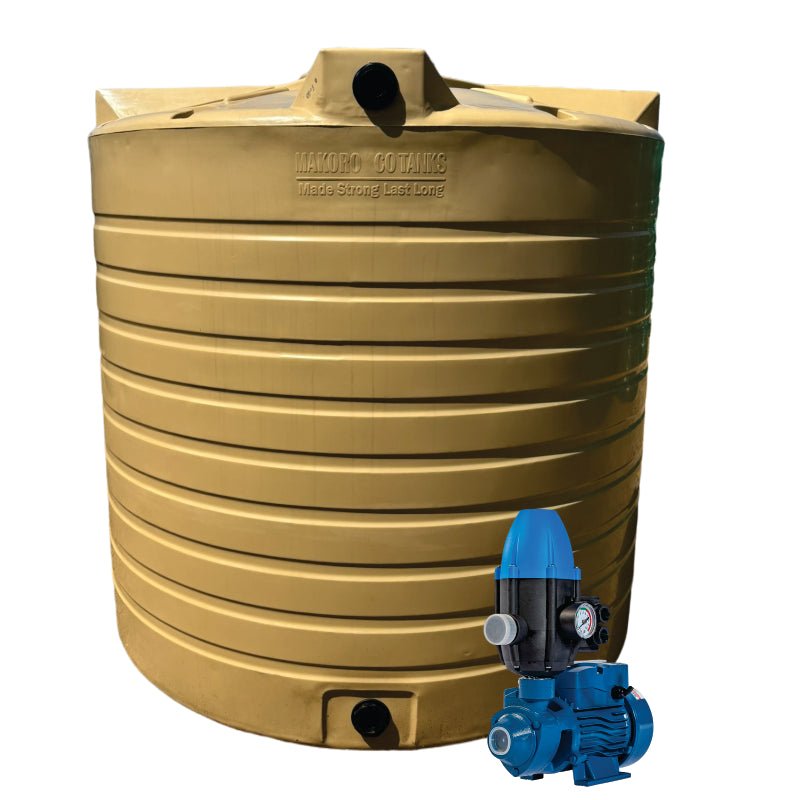 15 000l Water tank and 0.37kw Peripheral Water Pump & Controller