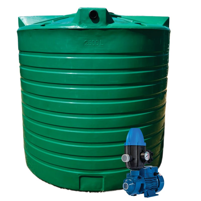 2500l Water tank and 0.75kw Peripheral Water Pump & Controller