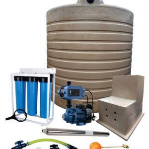 Water tank Combo Full House: 2500l Water tank & 0.37kw Econo Peripheral Water Pump
