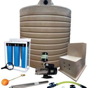 Water tank Combo Full House: 2500l Water tank and 1.5kw Intelli VSD Booster pump