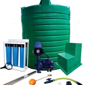 Water tank Combo Full House: 15 000l Water tank & 1.1kw Monoblock Water Pump kit