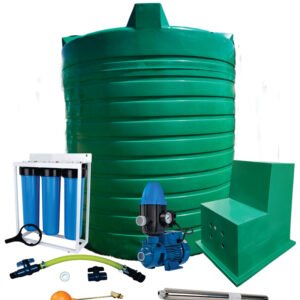 Water tank Combo Full House: 5000l Water tank & 0.37kw Peripheral Water Pump