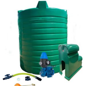 Water tank Combo Executive: 10 000l Water tank & 0.37kw Peripheral Water Pump
