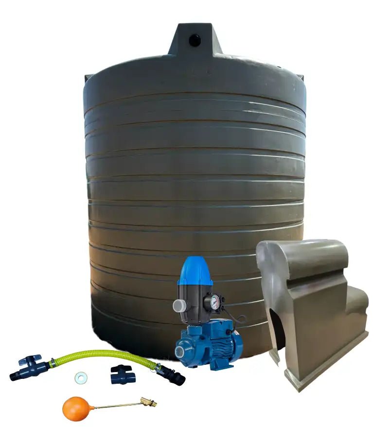 Water tank Combo Executive: 15 000l Water tank & 0.75kw Peripheral Water Pump