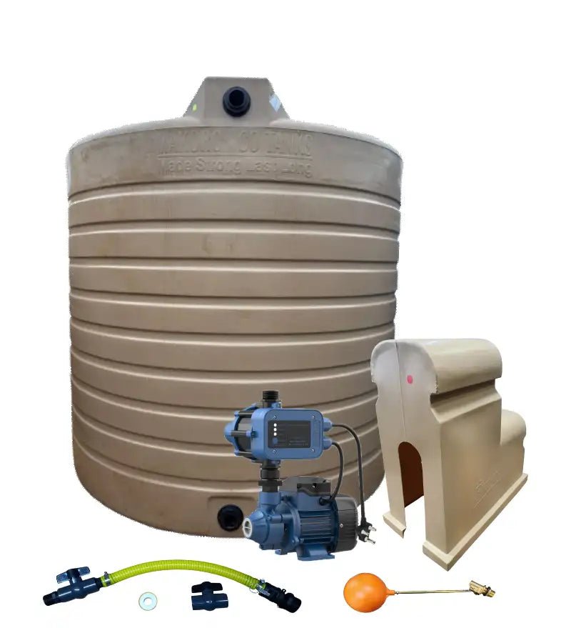 Water tank Combo Executive: 10 000l Water tank & 0.37kw Econo Peripheral Water Pump