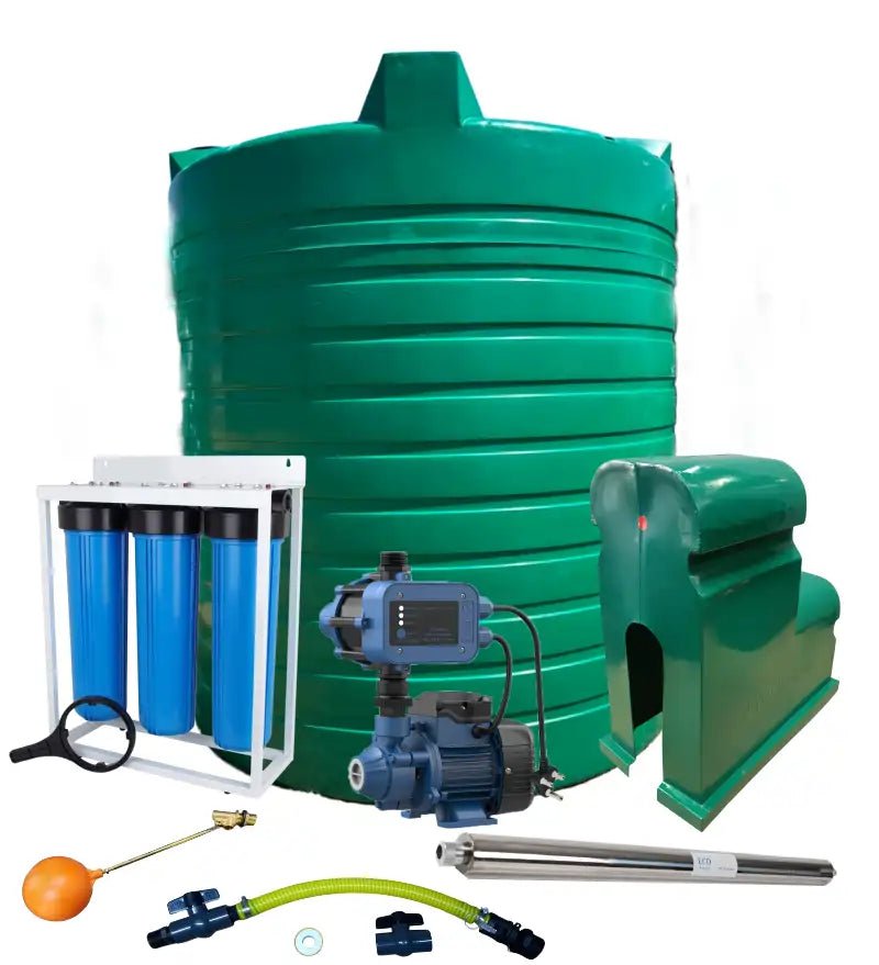 Water tank Combo Full House: 15 000l Water tank & 0.37kw Econo Peripheral Water Pump