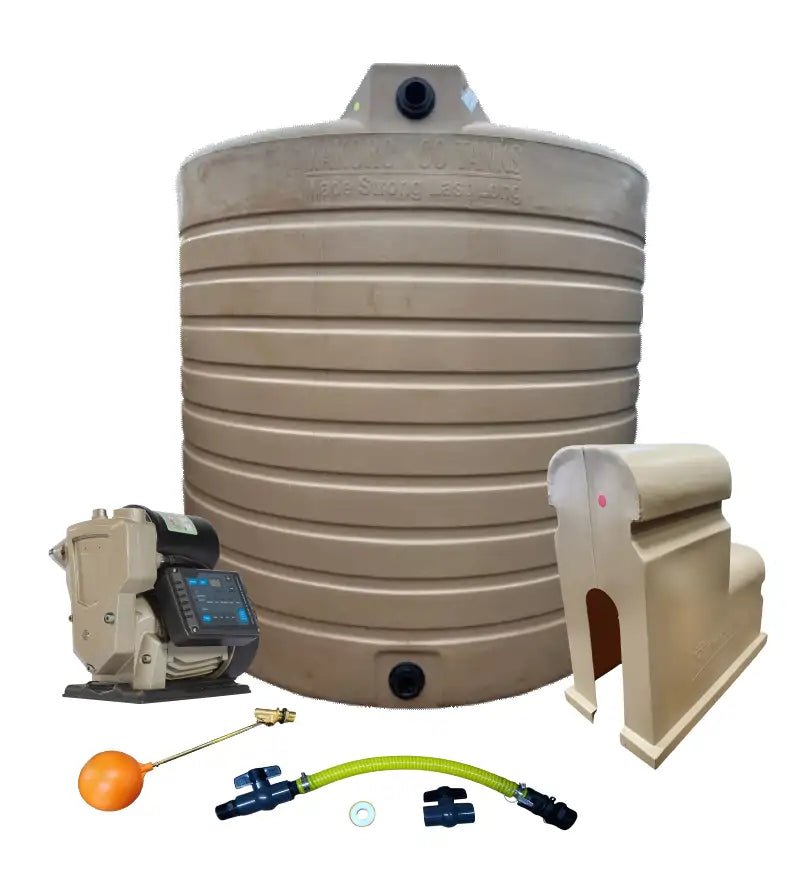Water tank Combo Executive: 5000l Water tank & VSP 1.5KW Booster Pump System (with VSD)