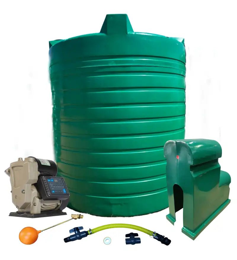 Water tank Combo Executive: 15 000l Water tank & VSP 1.5KW Booster Pump System (with VSD)