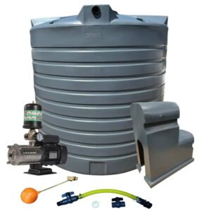 Water tank Combo Executive: 5000l Water tank and 1.5kw Intelli VSD Booster pump
