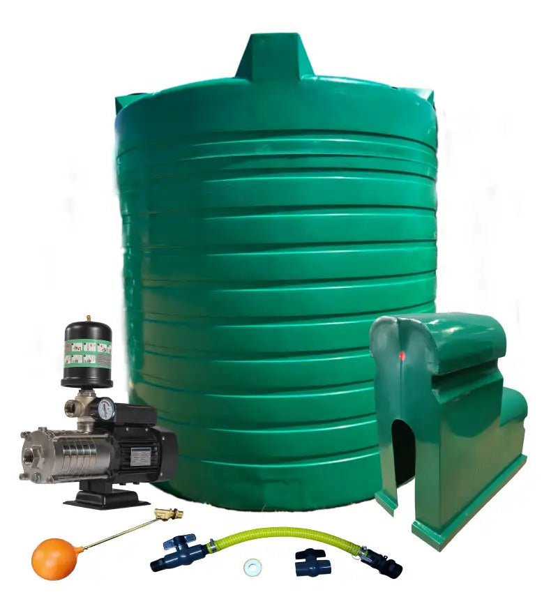 Water tank Combo Executive: 5000l Water tank and 0.75kw Intelli VSD Booster pump