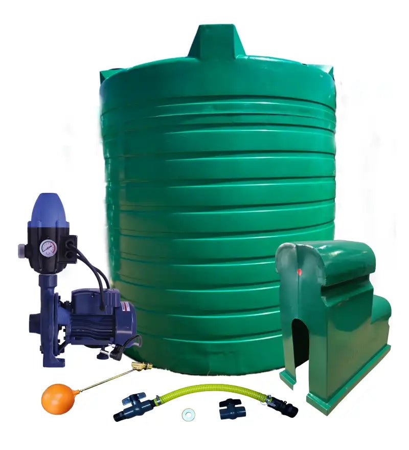 Water tank Combo Executive: 10 000l Water tank & 0.75kw Monoblock Water Pump kit