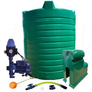 Water tank Combo Executive: 15 000l Water tank & 1.1kw Monoblock Water Pump kit