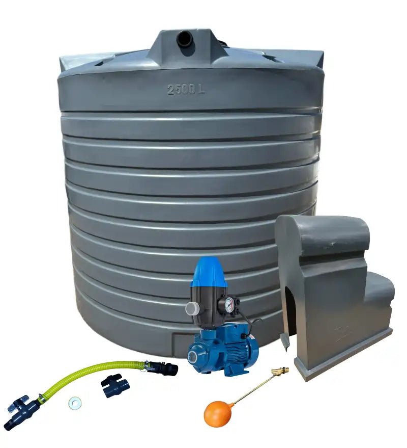 Water tank Combo Executive: 2500l Water tank & 0.75kw Peripheral Water Pump