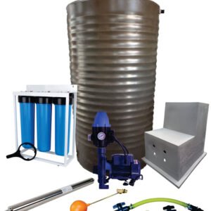 Water tank Combo Full House : 1200l slim tank & 1.1kw Monoblock Water Pump kit
