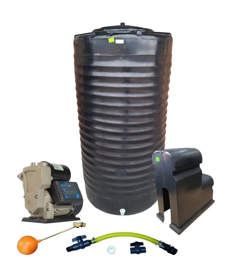 Water tank Combo Executive: 1200l Slim tank & VSP 1.5KW Booster Pump System (with VSD)