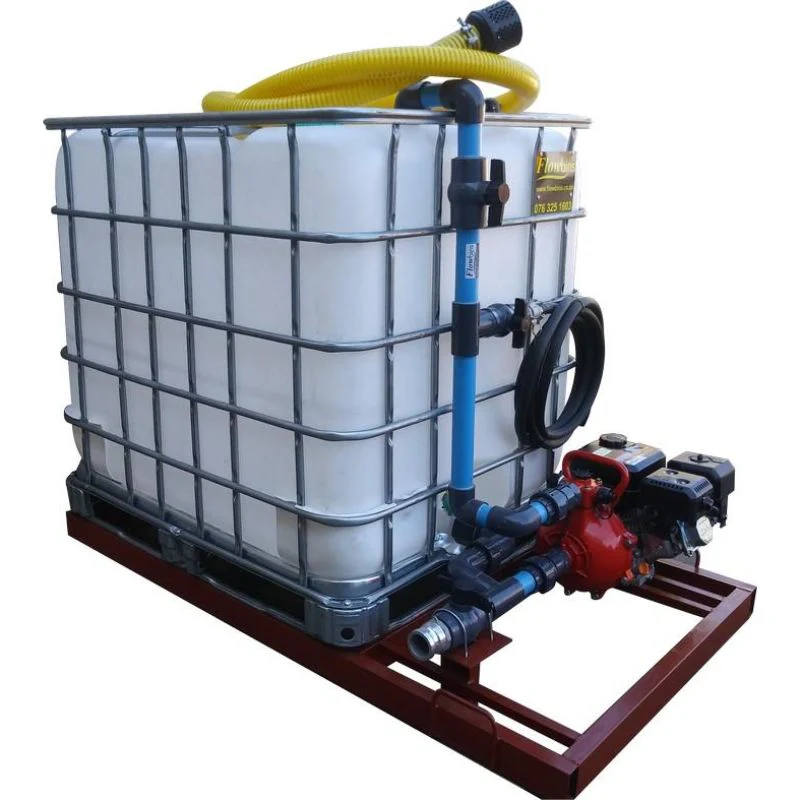1000l Fire Fighter 9.5bar-3-outlet Flowbin™ bakkie sakkie unit for sale in South Africa - SME Warehousing Solutions