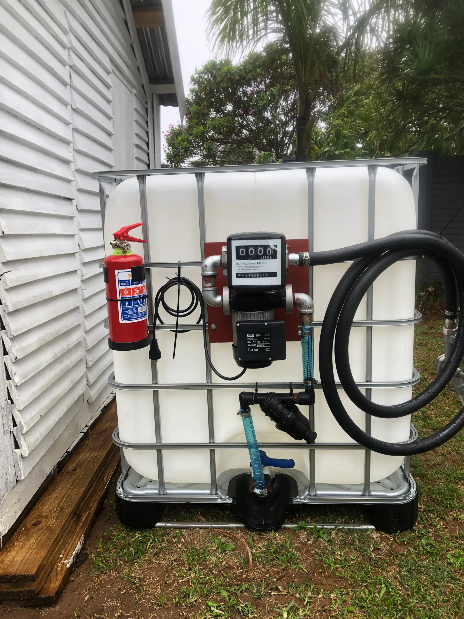 Piusi 1000L 220V 72l/min Diesel bowser (Italian) for sale in South Africa - SME Warehousing Solutions